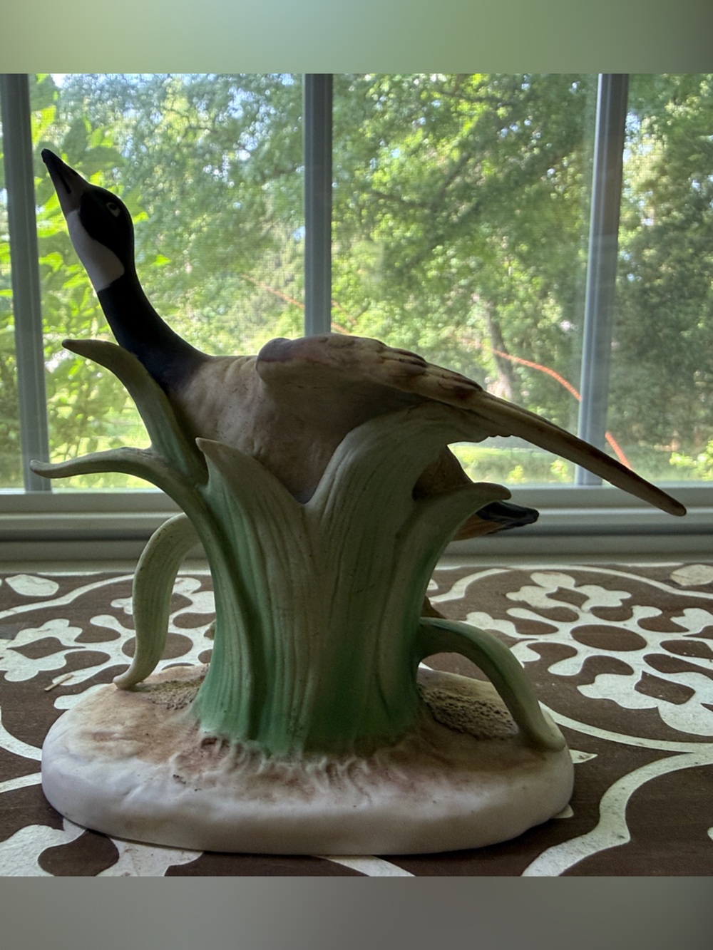 Vintage Lefton Porcelain Canadian Goose Figurine KW761